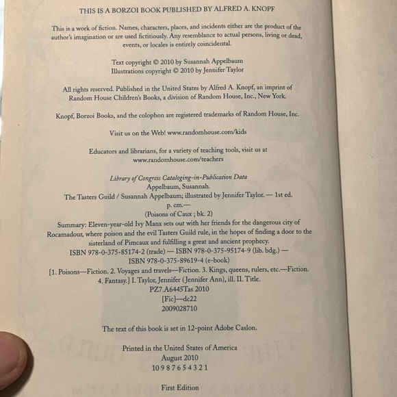 THE POISONS OF CAUX BOOK TWO THE TASTERS GUILD HARDCOVER BOOK 📚 - Picture 2 of 4